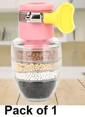 Faucet Filter- Six Layer Activated Carbon Water Faucet Filter (Assorted Color)( Pack of 1)